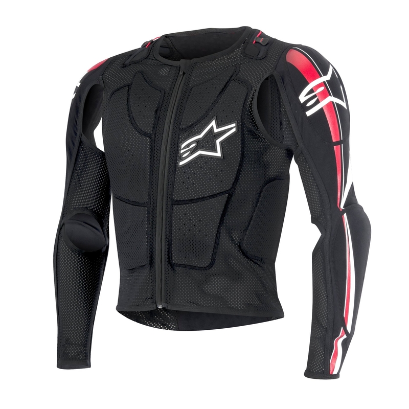Alpinestars Bionic Plus zaštita za tijelo crno-bijelo-crvena