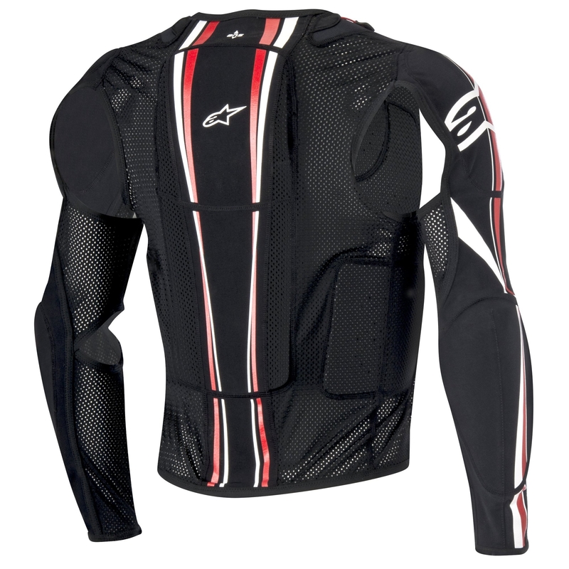 Alpinestars Bionic Plus zaštita za tijelo crno-bijelo-crvena