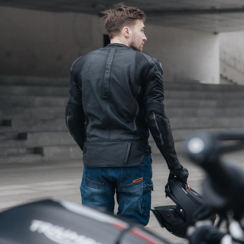 Rebelhorn Vandal kožna motociklistička jakna crna