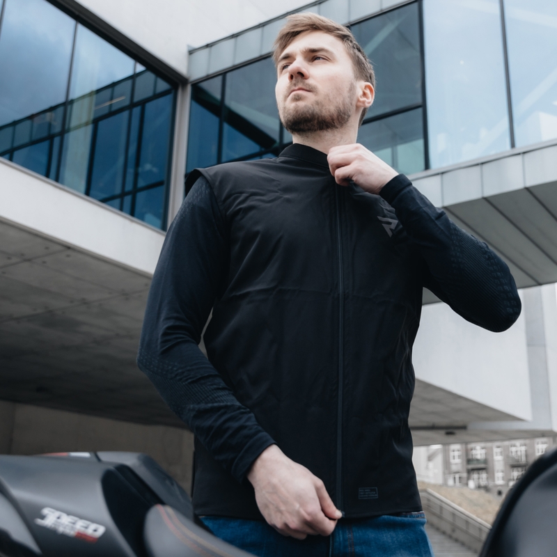 Rebelhorn Vandal kožna motociklistička jakna crna