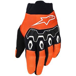 Alpinestars Full Bore V2 Dječje motokros rukavice narančasto-bijelo-crno-plave