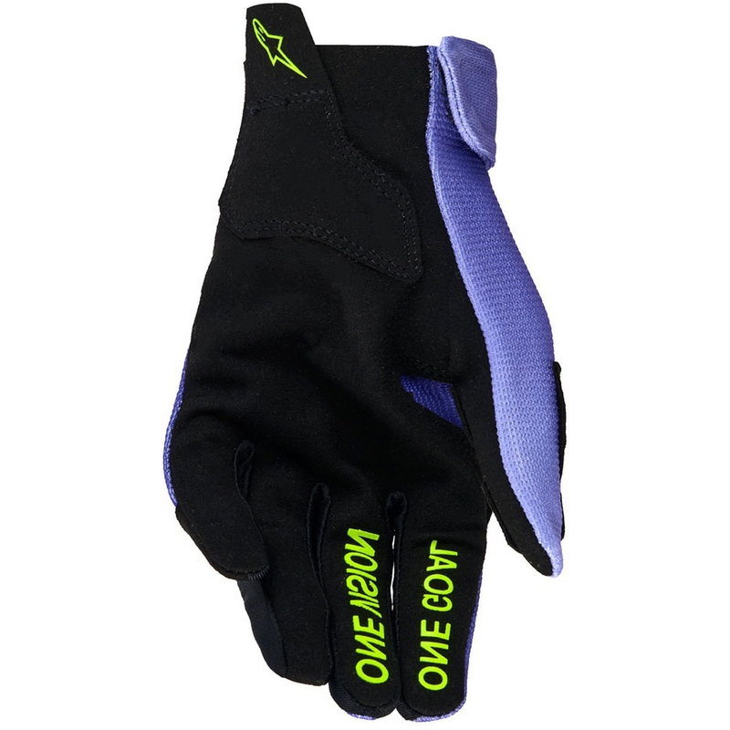 Alpinestars Radar Youth dječje motokros rukavice ljubičasto-fluo žute