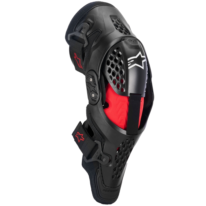 Alpinestars SX-1 Plasma štitnici za koljena crno-crveno-sivi