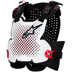 Alpinestars A-4 Plasma štitnik za prsa crno-crveno-bijeli