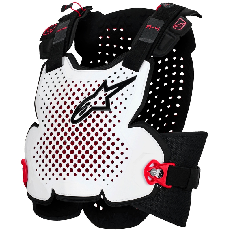 Alpinestars A-4 Plasma štitnik za prsa crno-crveno-bijeli