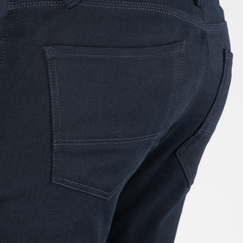 Motociklističke traperice OXFORD ORIGINAL APPROVED SUPER STRETCH JEANS AA SLIM FIT plave indigo
