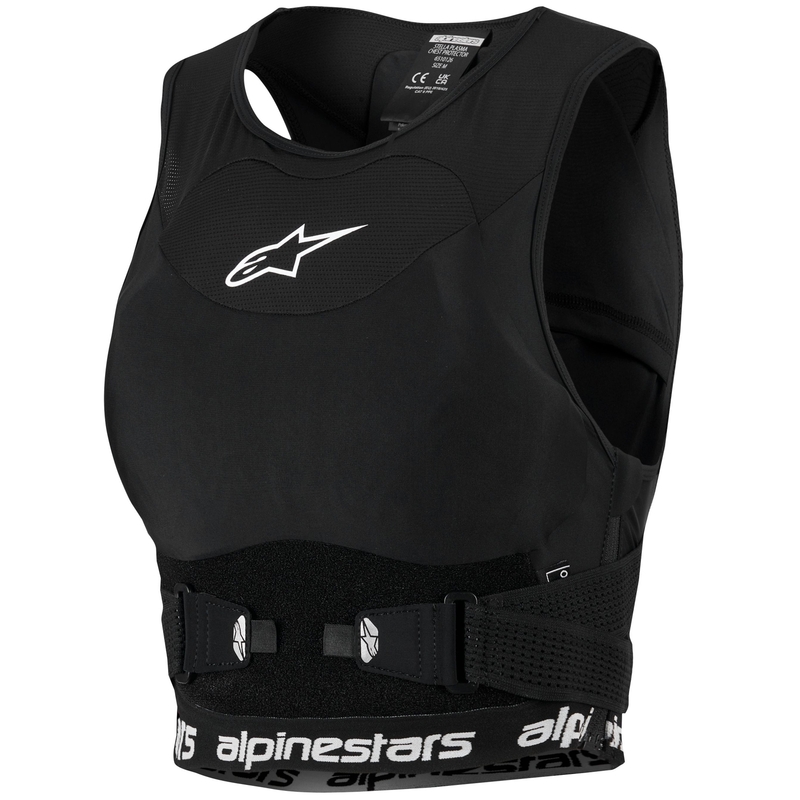 Alpinestars Stella Plasma štitnik za prsa za žene, crno-bijeli