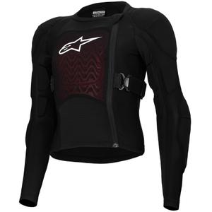 Alpinestars Bionic Plasma LT Youth štitnik za tijelo dugih rukava crno-crveno-bijeli