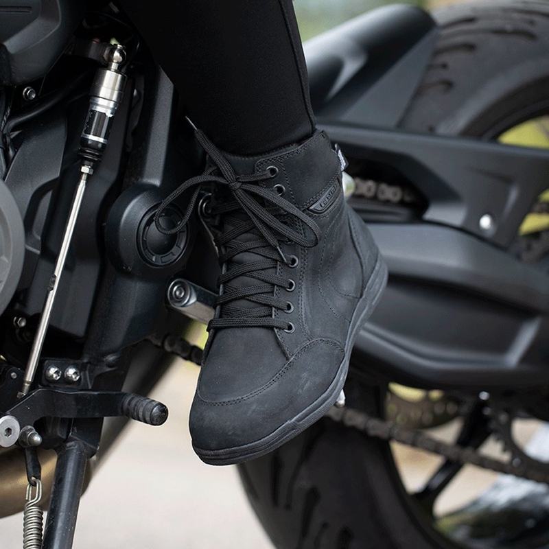 Ženske motociklističke čizme OXFORD KICKBACK DRY2DRY™ crne