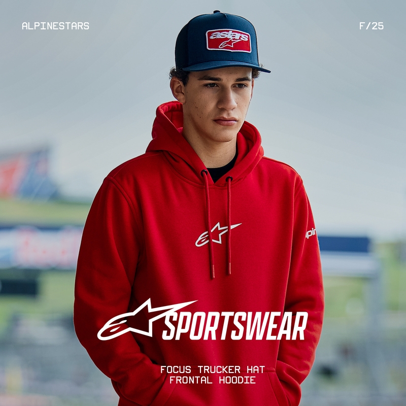 Alpinestars Frontal Hoodie crvena