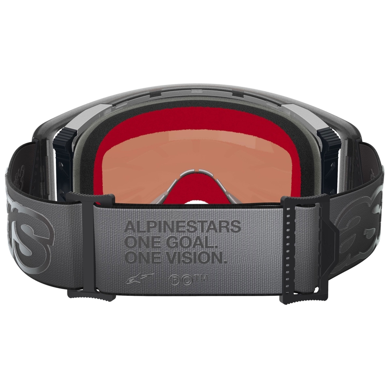 Alpinestars Supertech Vision Vista motokros naočale crne boje sa zrcalno zlatnim staklima