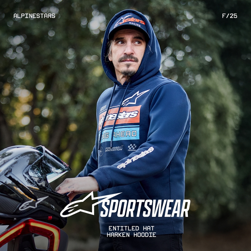 Alpinestars Harken majica s kapuljačom plava