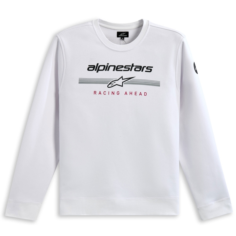 Alpinestars Bettern Crew majica s kapuljačom bijela