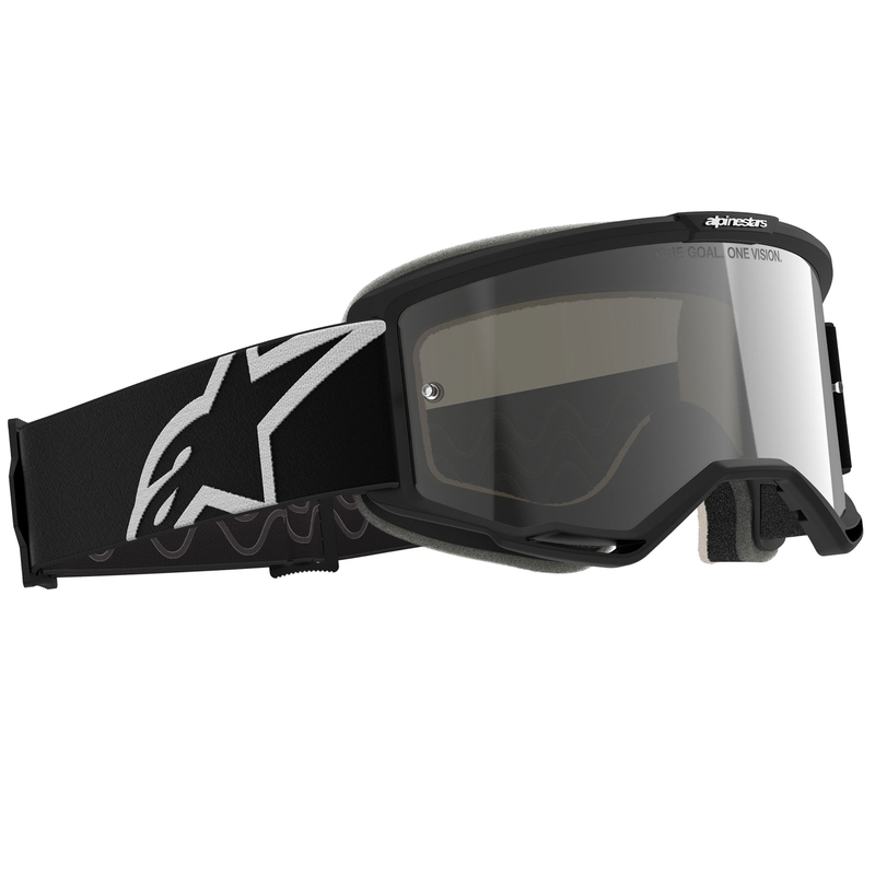 Alpinestars Vision 5 Corp motocross naočale crne boje s prozirnim staklima
