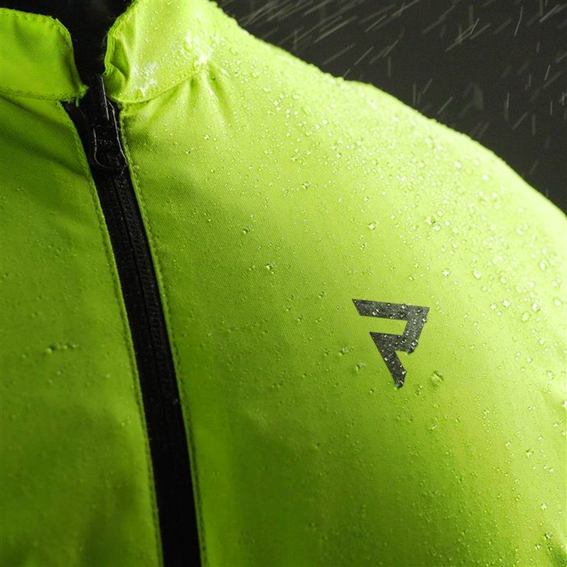 Ženska motoristička jakna Rebelhorn Hiflow V crno-sivo-fluo žuta