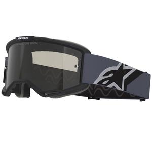Alpinestars Vision Sand motokros naočale crno-sive s tamnim dimljenim staklima