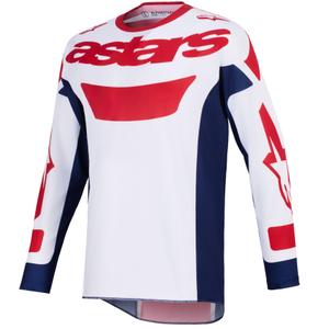 Alpinestars Racer Riway motokros dres bijelo-plavo-crveni