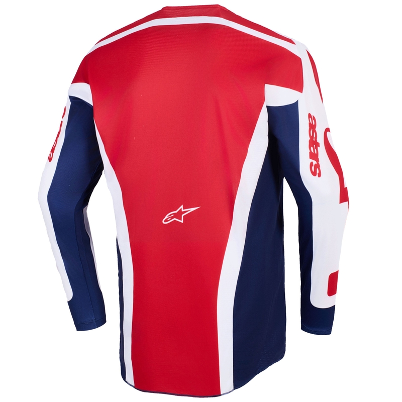 Alpinestars Racer Riway motokros dres bijelo-plavo-crveni