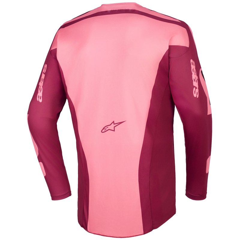 Alpinestars Racer Riway motocross dres tamnocrvene boje s koraljnim efektom