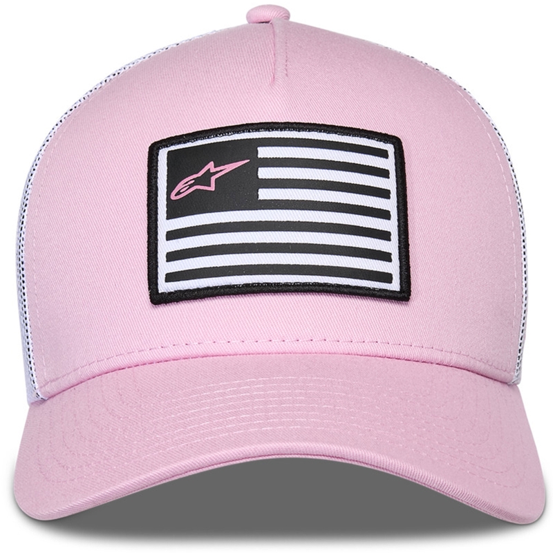 Alpinestars Flag Snap kapa ružičasto-bijela