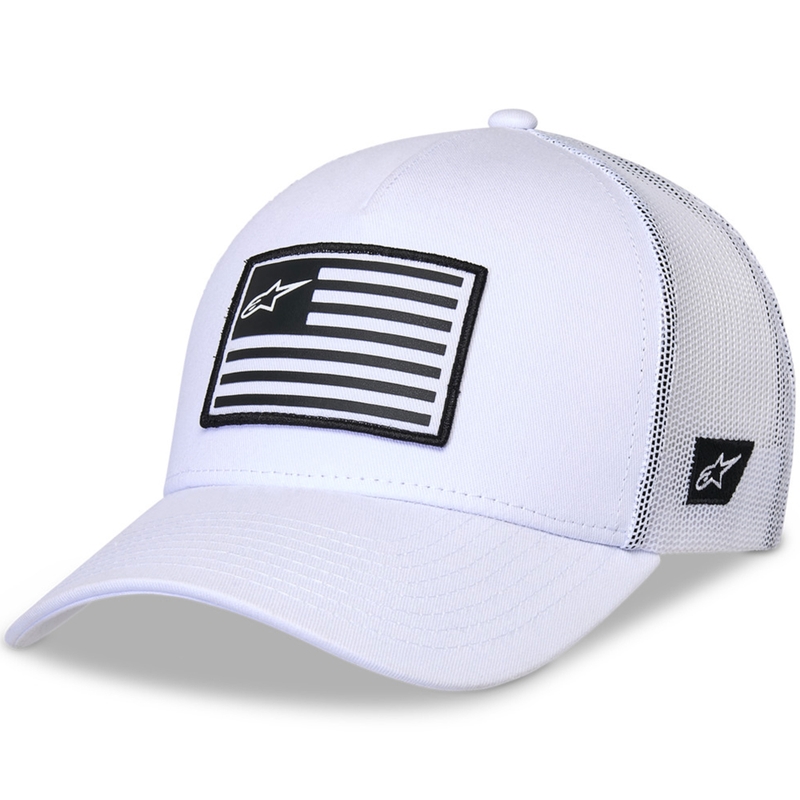 Alpinestars Flag Snap kapa bijelo-bijela