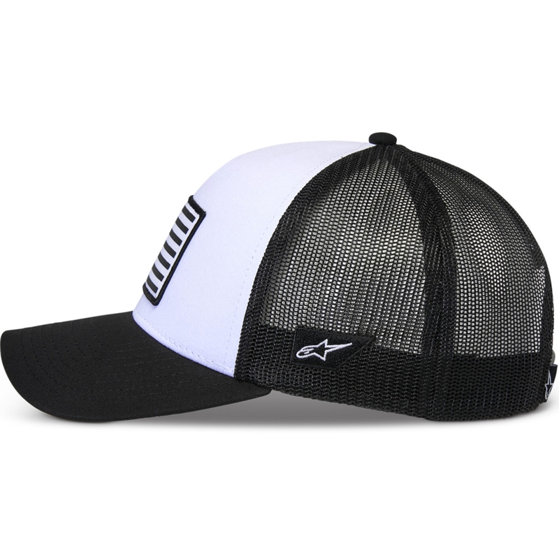 Alpinestars Flag Snap kapa bijelo-crna