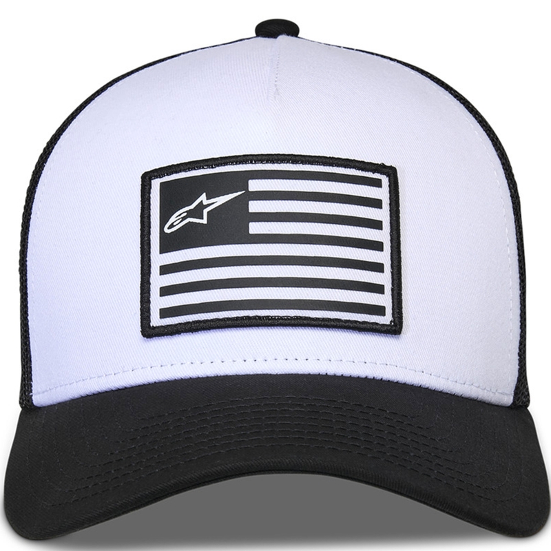 Alpinestars Flag Snap kapa bijelo-crna