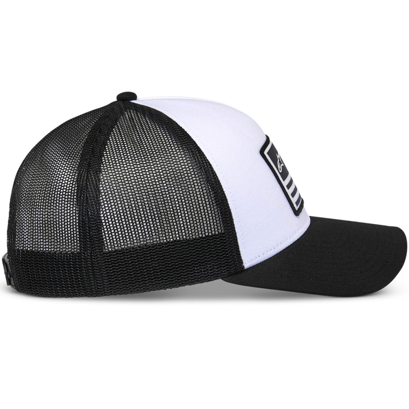 Alpinestars Flag Snap kapa bijelo-crna