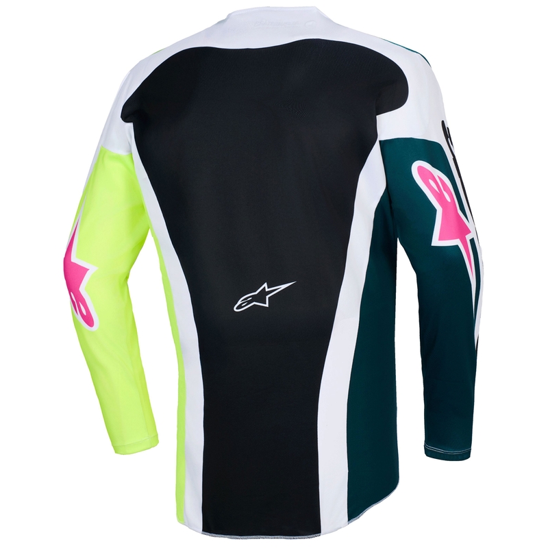 Alpinestars Racer Portl motokros dres zeleno-bijelo-crni