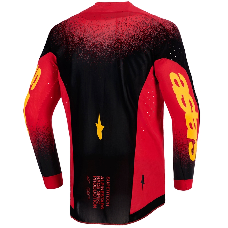 Alpinestars Supertech Scenz motokros dres crveno-crno-žuti