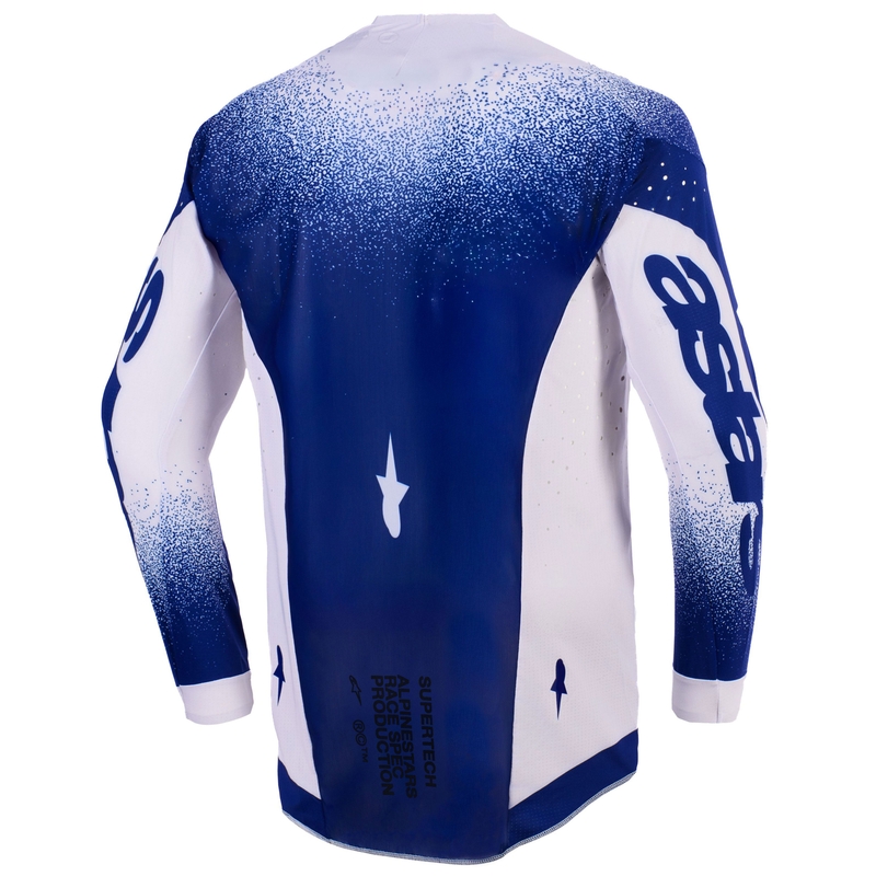 Alpinestars Supertech Scenz motokros dres svijetlo sivo-tamnoplavi