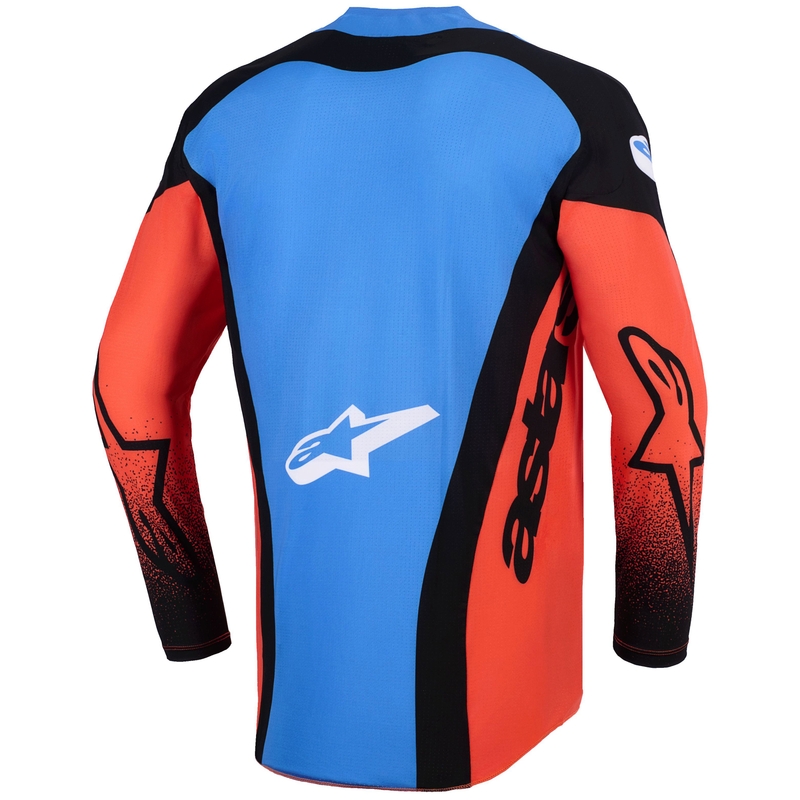 Alpinestars Techstar Knif motokros dres narančasto-crno-plavi