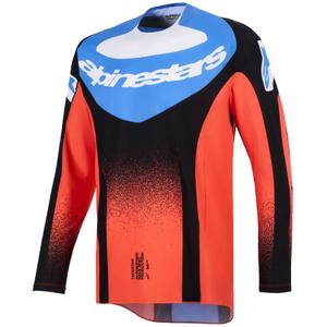 Alpinestars Techstar Knif motokros dres narančasto-crno-plavi
