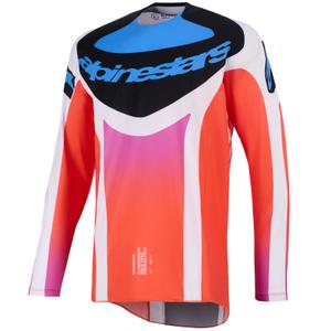 Alpinestars Techstar Knif motokros dres svijetlo sivo-fluo narančasto-crni