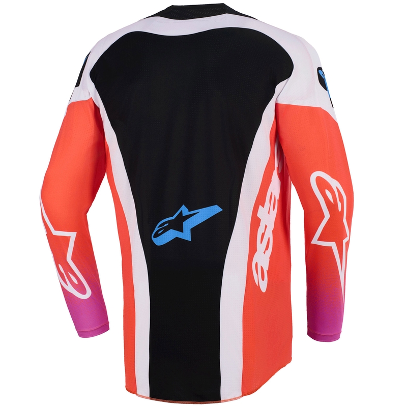 Alpinestars Techstar Knif motokros dres svijetlo sivo-fluo narančasto-crni