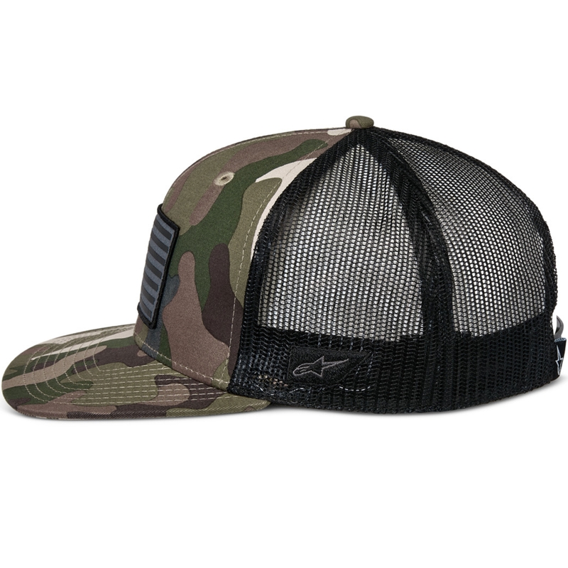 Alpinestars Flag Hat zelena kamuflažno-crna