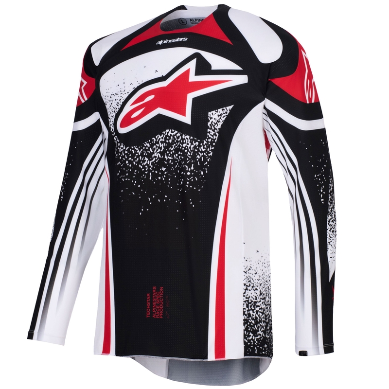 Alpinestars Techstar Nomur motokros dres crno-bijelo-crveni