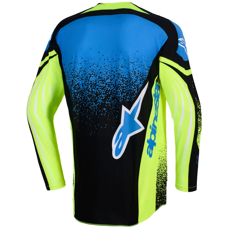 Alpinestars Techstar Nomur motocross dres tamnoplavo-fluo žuto-plavo