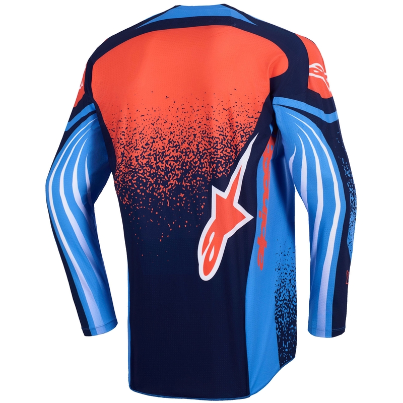 Alpinestars Techstar Nomur motocross dres tamnoplavo-narančasto-plave boje