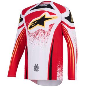 Alpinestars Techstar Nomur motokros dres svijetlosivo-crveno-crno-žuti