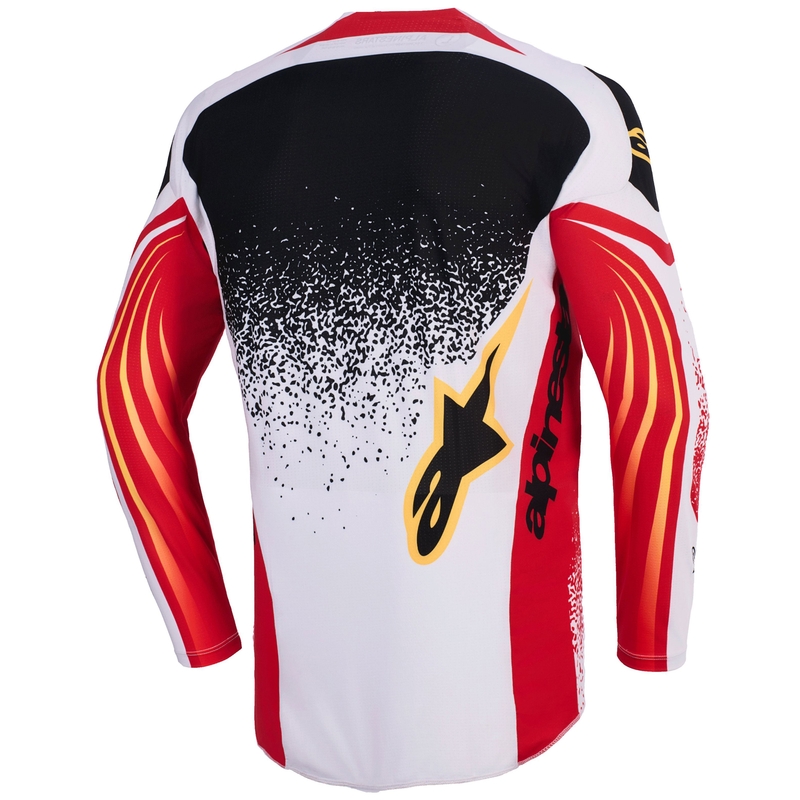 Alpinestars Techstar Nomur motokros dres svijetlosivo-crveno-crno-žuti