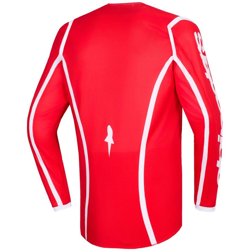 Alpinestars Fluid Apex motocross dres crveno-bijeli
