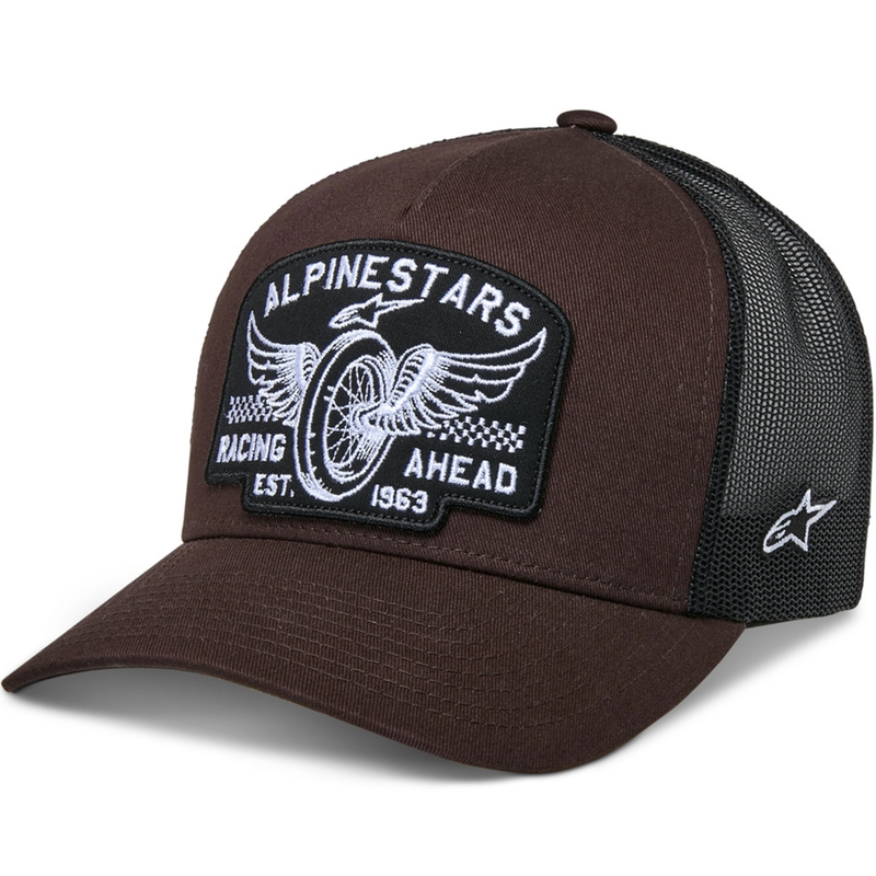 Alpinestars Heritage kapa s natpisom smeđe-crna
