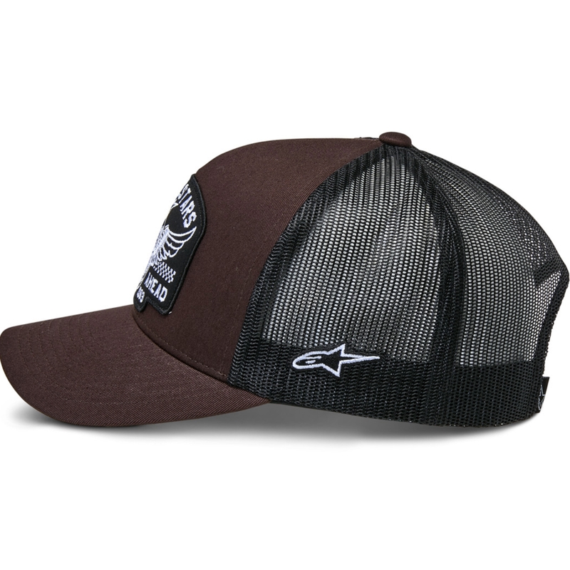 Alpinestars Heritage kapa s natpisom smeđe-crna