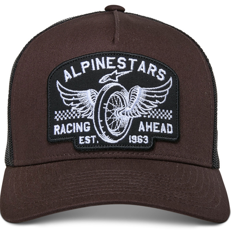 Alpinestars Heritage kapa s natpisom smeđe-crna