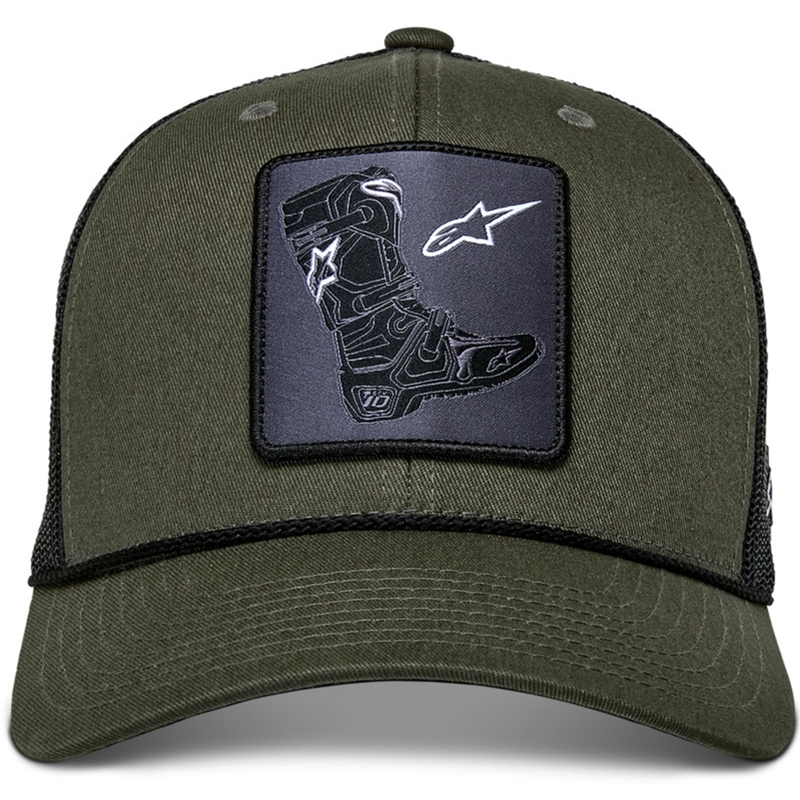 Alpinestars kapa s čizmama zeleno-crna
