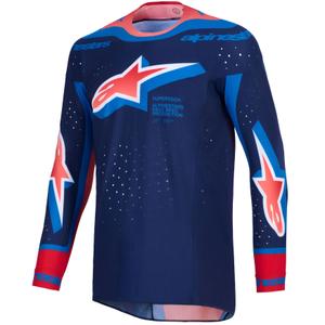 Alpinestars Supertech Vista motocross dres tamnoplave-koraljno-kobaltne boje