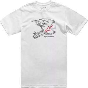 Alpinestars MX kaciga CSF majica kratkih rukava bijela