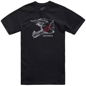 Alpinestars MX kaciga CSF majica kratkih rukava crna