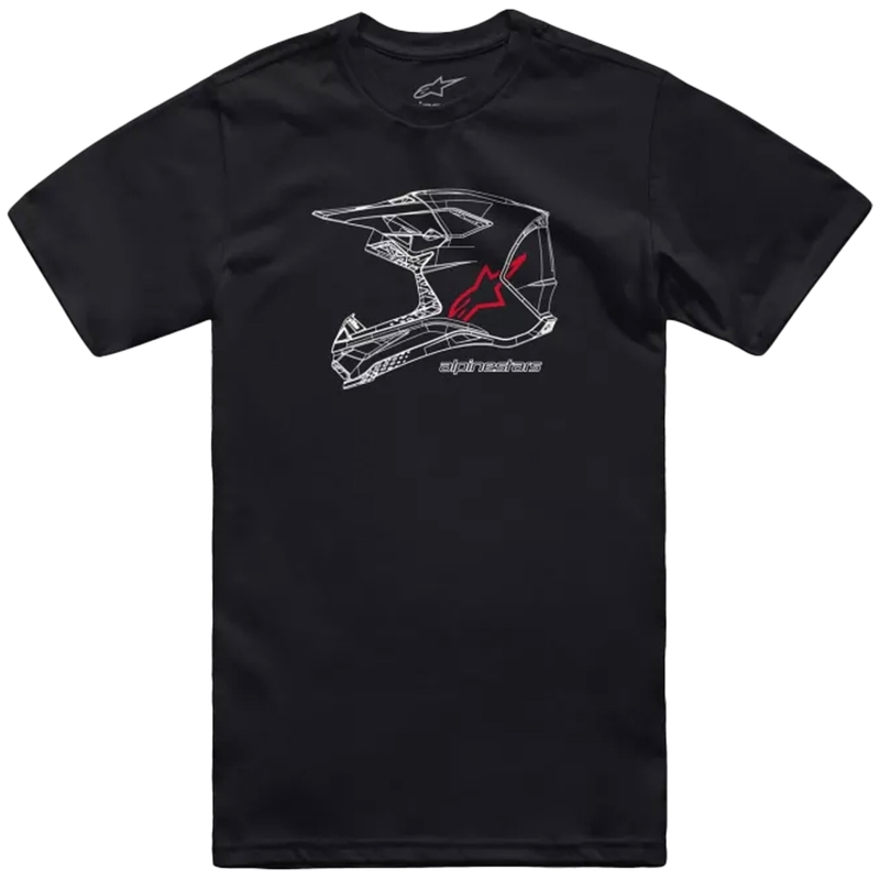 Alpinestars MX kaciga CSF majica kratkih rukava crna